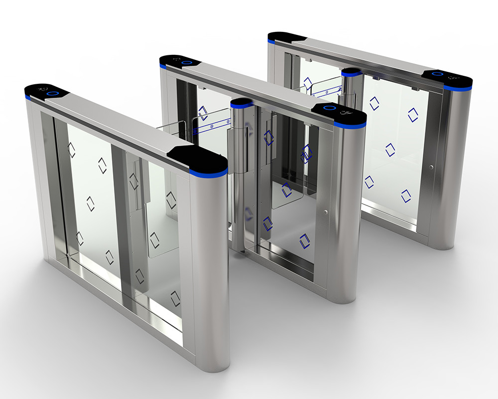 電気透明な振動回転木戸のゲートのアクセス管理600mmの幅