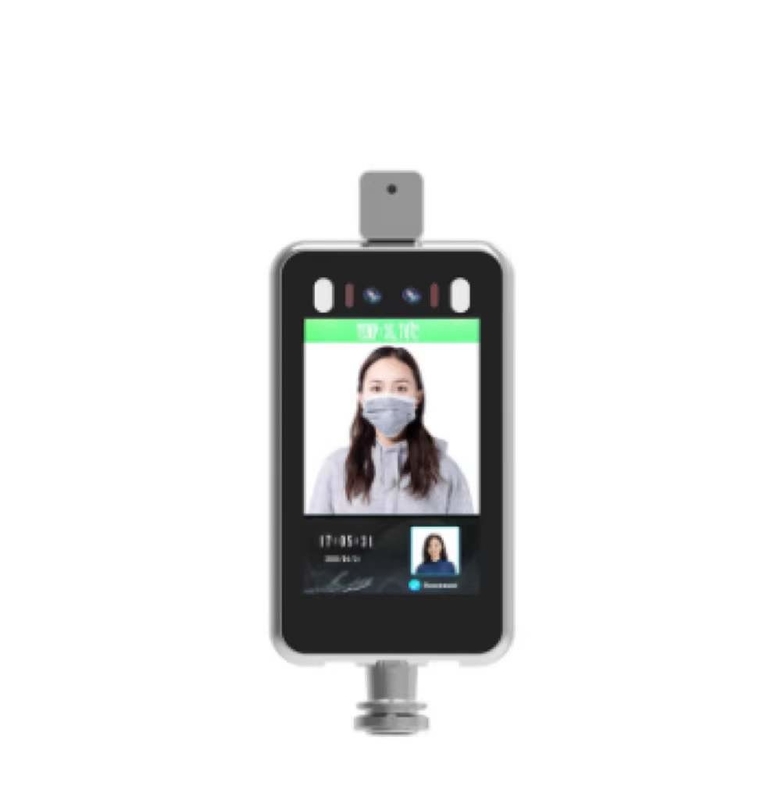 2MP温度の顔認識の生物測定システム縦のパス管理